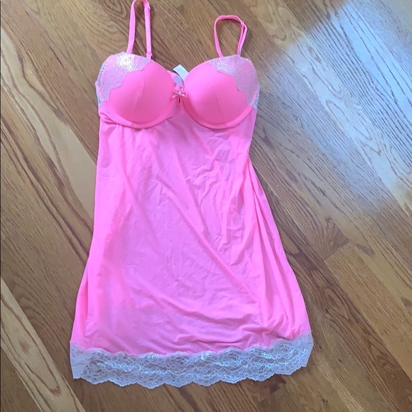 Victoria's Secret Other - Lingerie slip in pink with lace FINAL PRICE
